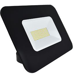 Светодиодный LED прожектор Ecola Projector LED 50,0W 220V 6000K IP65 тонкий Черный 234x174x44 JPBD50ELB #1