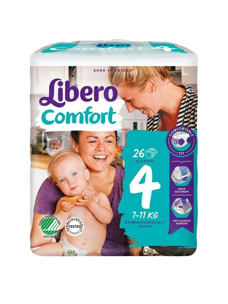 Подгузники детские Libero Comfort 4 (7-11 кг) (26 шт) #1