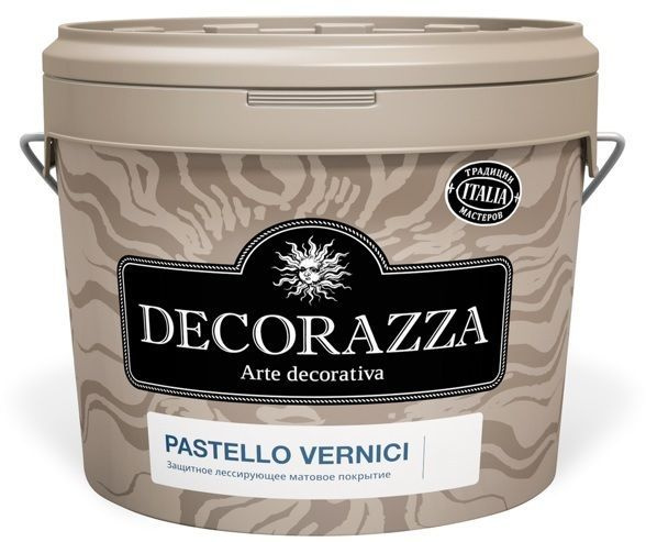 DECORAZZA PERLA PASTELLO VERNICI Декоративный шелковисто-матовый лак (5кг)  #1