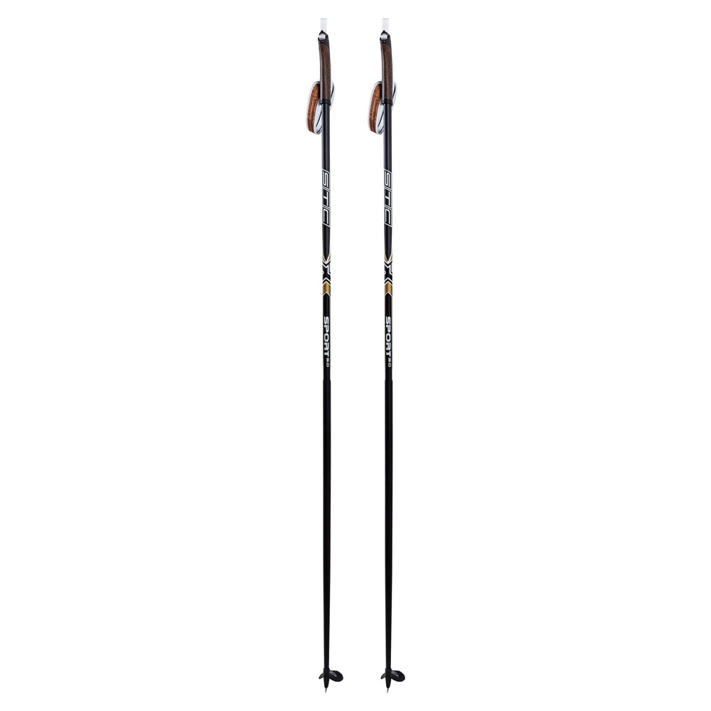 STC Лыжные палки Sport black, 130см #1