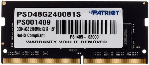 Patriot Memory Оперативная память Оперативная память SODIMM Patriot Signature PSD48G240081S 8 ГБ DDR4, #1