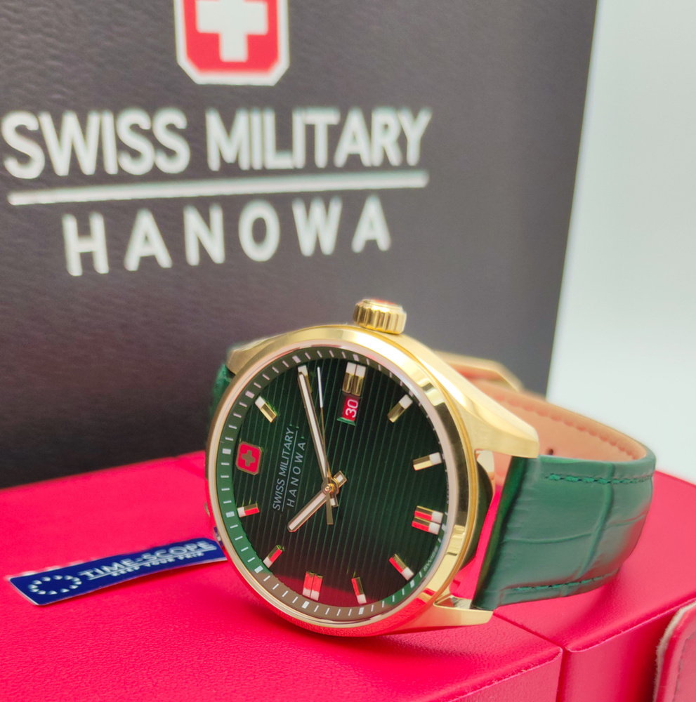 Часы наручные мужские Swiss Military Hanowa Roadrunner SMWGB2200111. Кварцевые наручные часы. Часы для #1