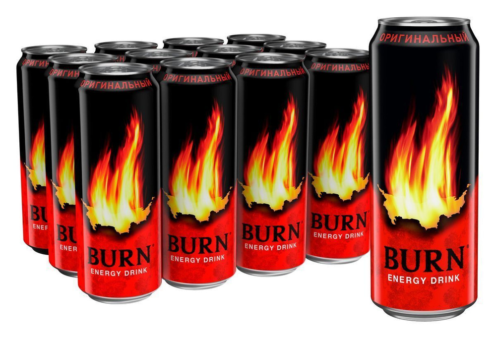 Энергетический напиток Burn Оригинальный, 12 шт х 449 мл #1