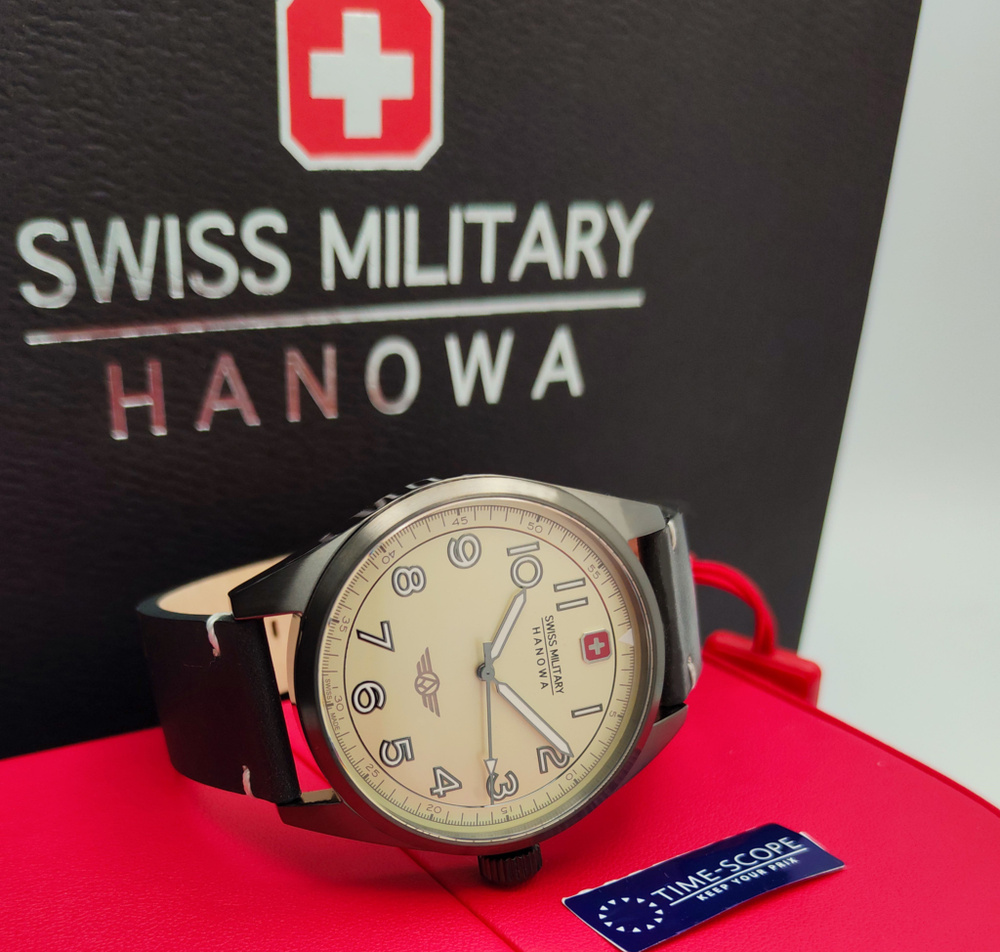 Часы наручные мужские Swiss Military Hanowa Falcon SMWGA2100440. Наручные кварцевые часы. Часы для мужчин #1