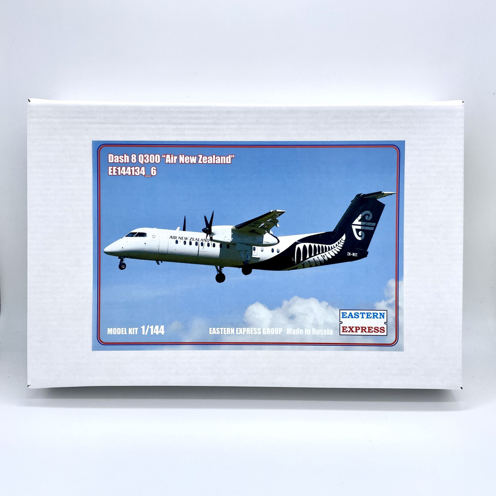 Сборная модель Авиалайнер Dash 8 Q300 авиакомпания Air New Zealand , Восточный Экспресс, 1/144  #1