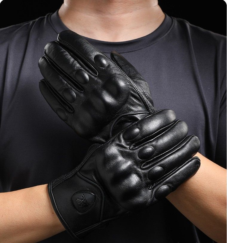 Мотоцикл мотоциклетные кожаные перчатки с сенсорным экраном - купить по ...