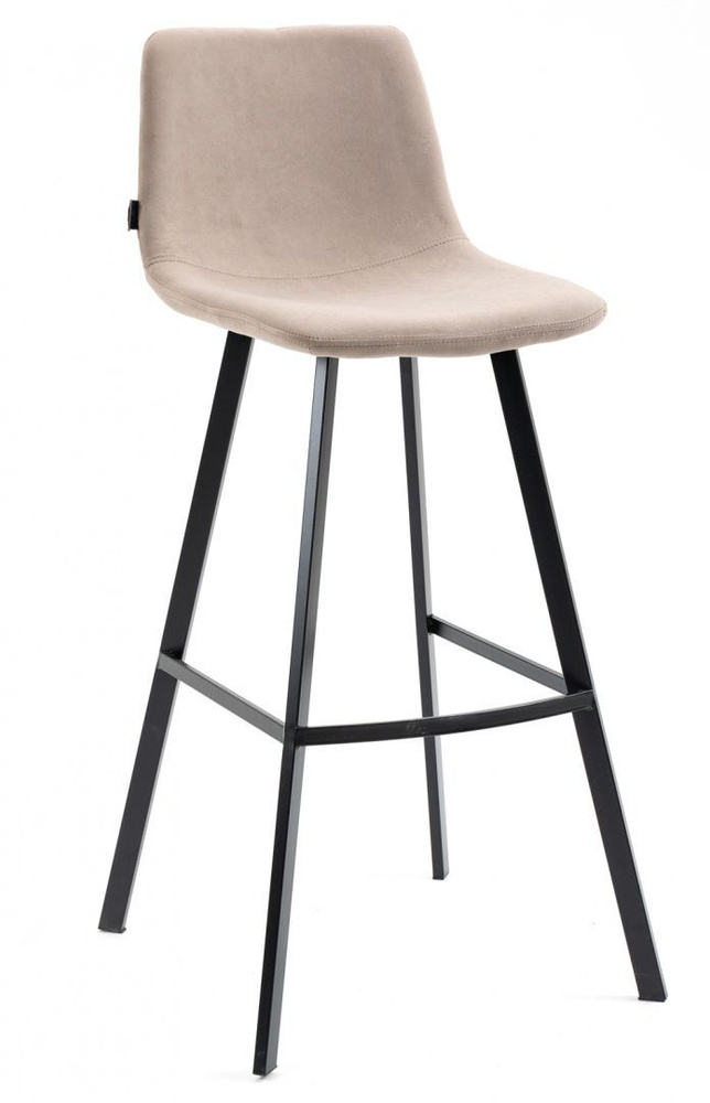 Барный стул Everprof Signal Ткань Латте / со спинкой / для кухни, комнаты, офиса , кафе, ресторана / #1