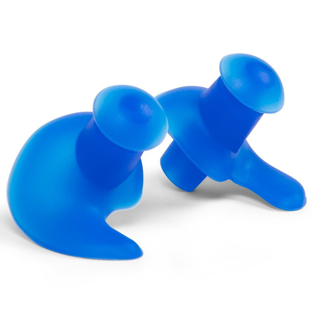 Беруши для плавания Flat Ray Silicone Molded Ear Plugs, цвет Синий. #1