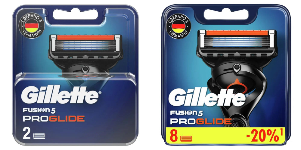 Gillette Fusion ProGlide сменные кассеты для бритья #1