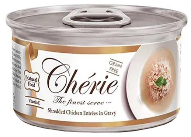 Корм Pettric Cherie Signature Gravy Grain Free (в соусе) для кошек, курица, 80 г x 12 шт  #1