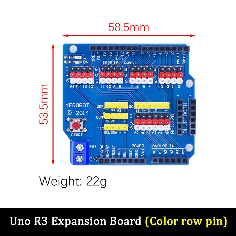 Плата расширения сенсорного экрана V5, щит для Arduino UNO R3 V5.0 ...