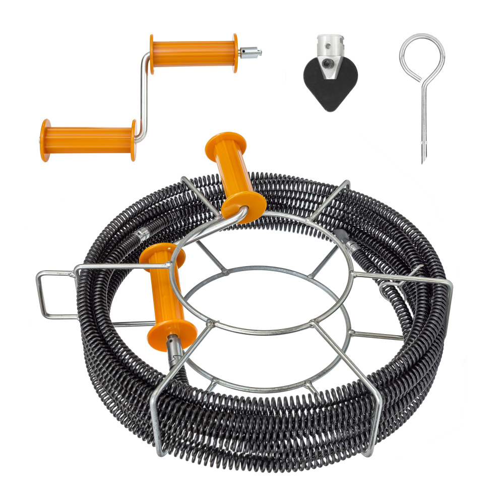 Набор для прочистки канализации до 160мм 5 метров. КРОКОЧИСТ 51315-22-5Н  #1