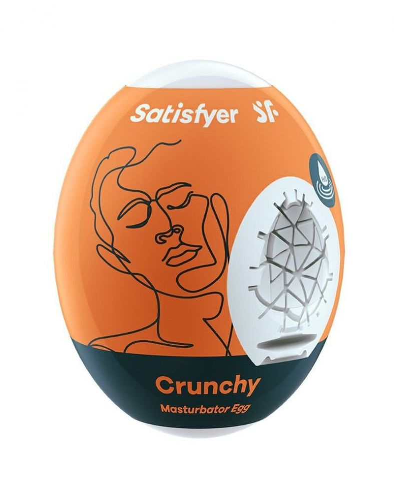 Мастурбатор-яйцо Satisfyer Crunchy Mini Masturbator Satisfyer 9043408 #1