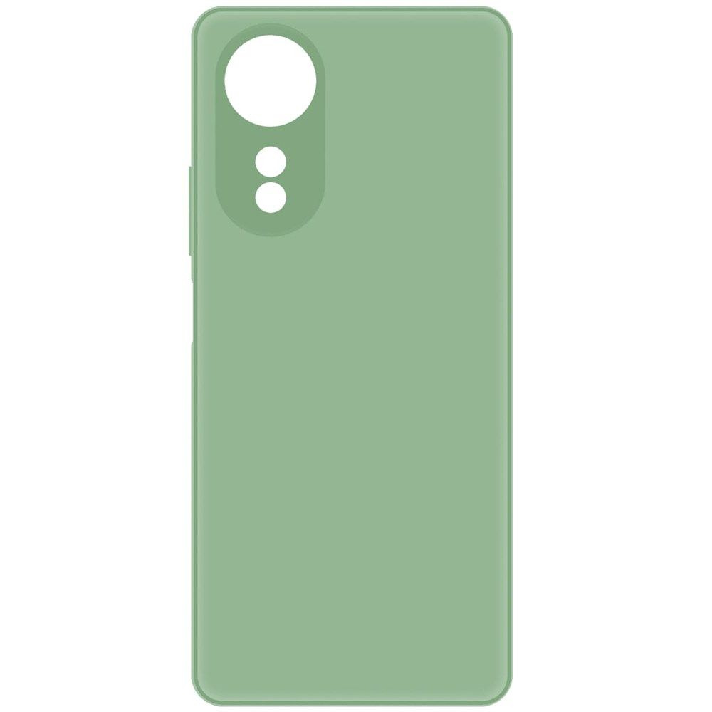 Чехол-накладка Krutoff Silicone Case для OPPO A58 4G зелёный #1