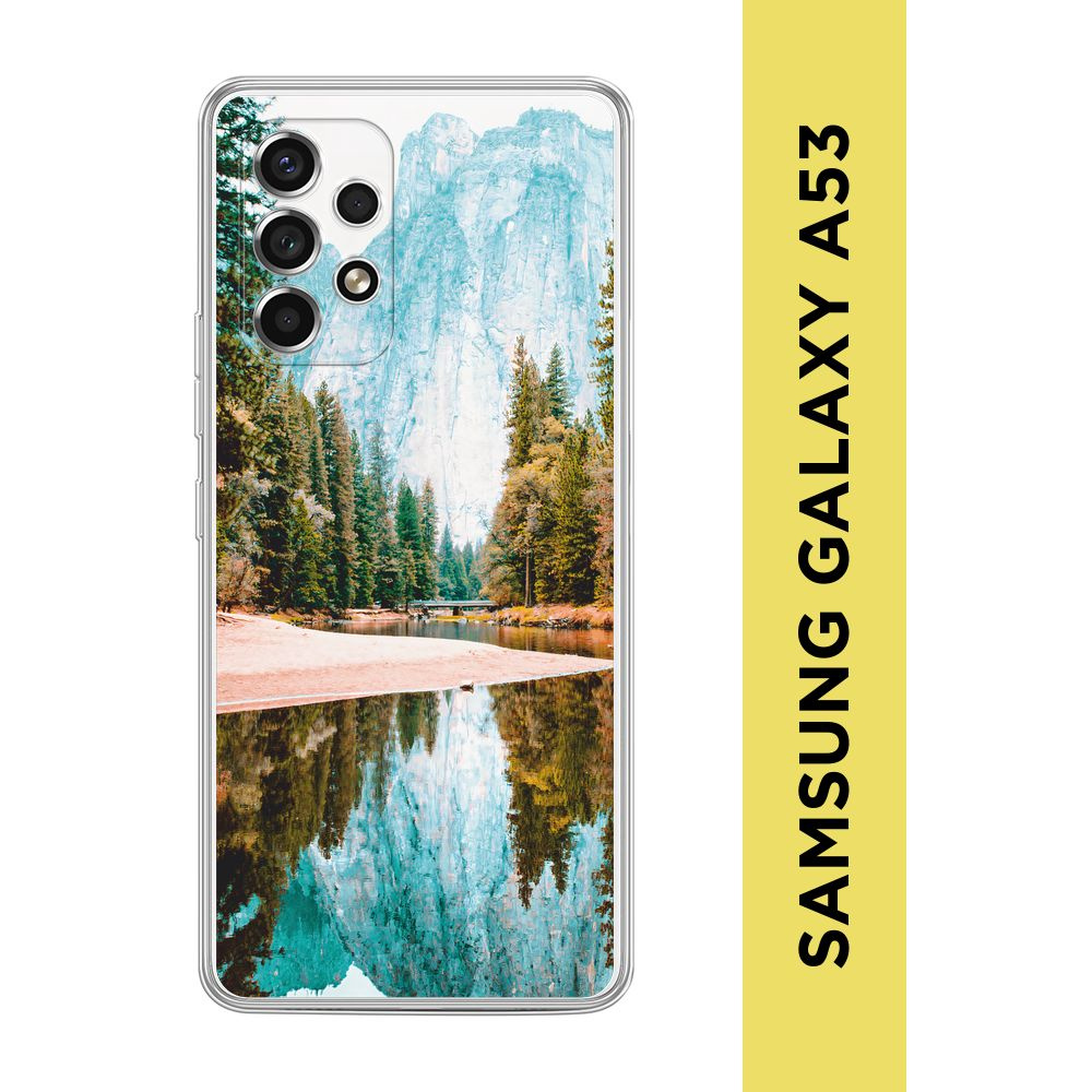 Силиконовый чехол на Samsung Galaxy A53 5G / Самсунг А53 5G "Горы 11" #1