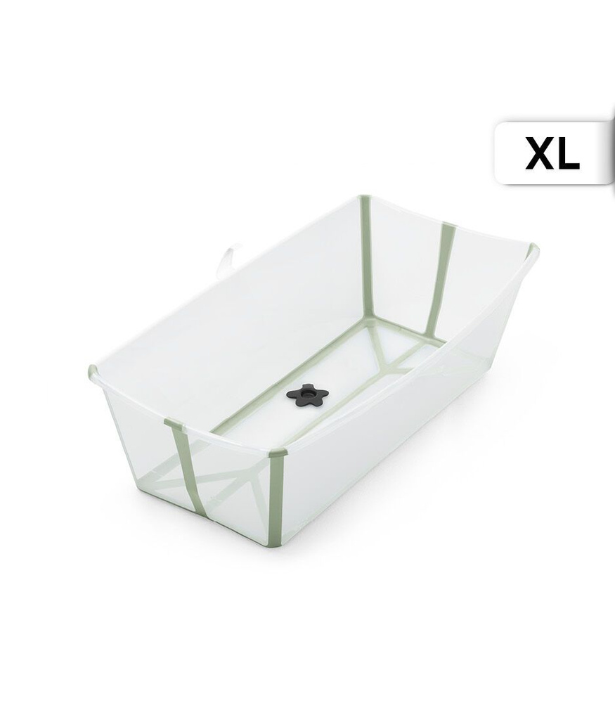 Ванночка для новорожденного Stokke Flexi Bath X-Large Transparent Green #1