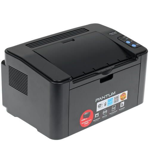 Принтер лазерный Pantum P2500NW черно-белая печать, A4, 1200x1200 dpi, ч/б - 22 стр/мин (A4), Ethernet #1