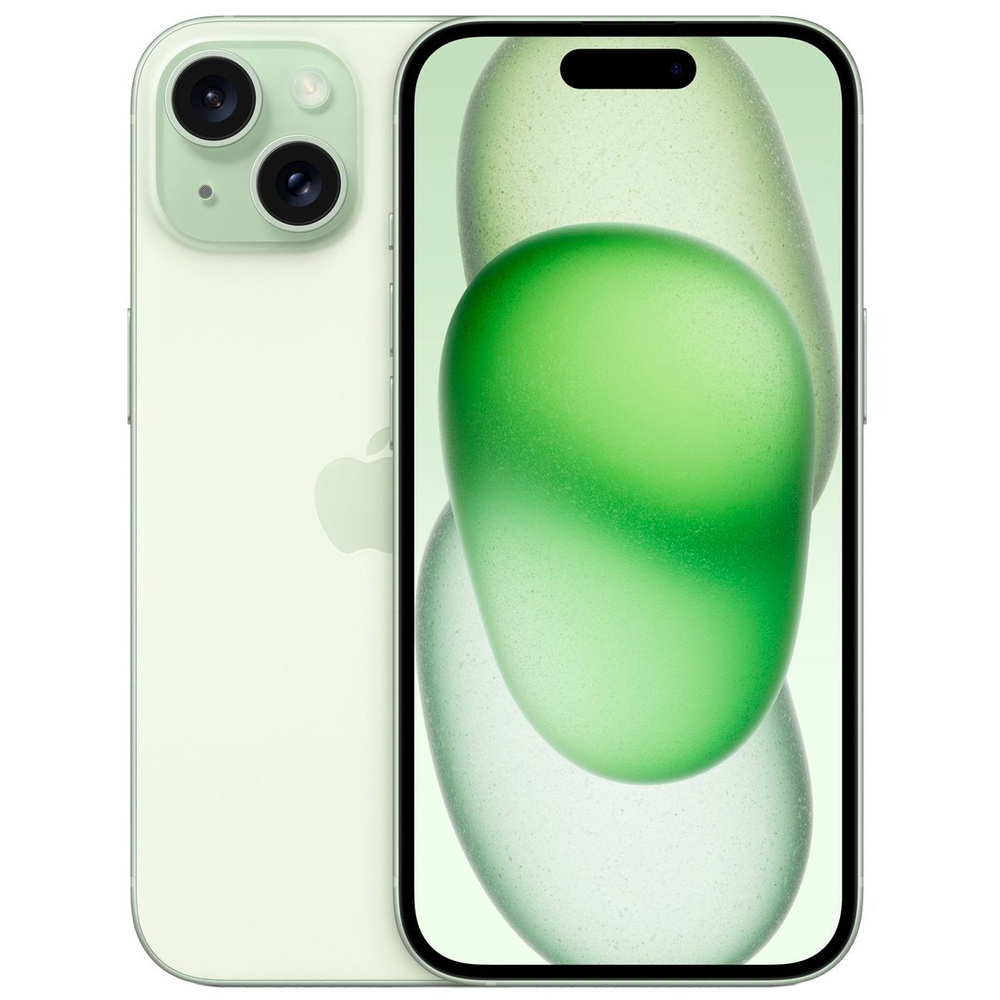 Apple Смартфон iPhone 15 256GB Green 256 ГБ, зеленый #1