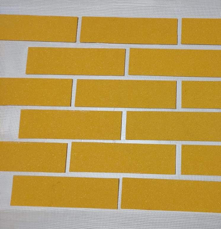 Гибкий камень гибкий кирпич на сетке, желтый, 60x100 см купить по ...