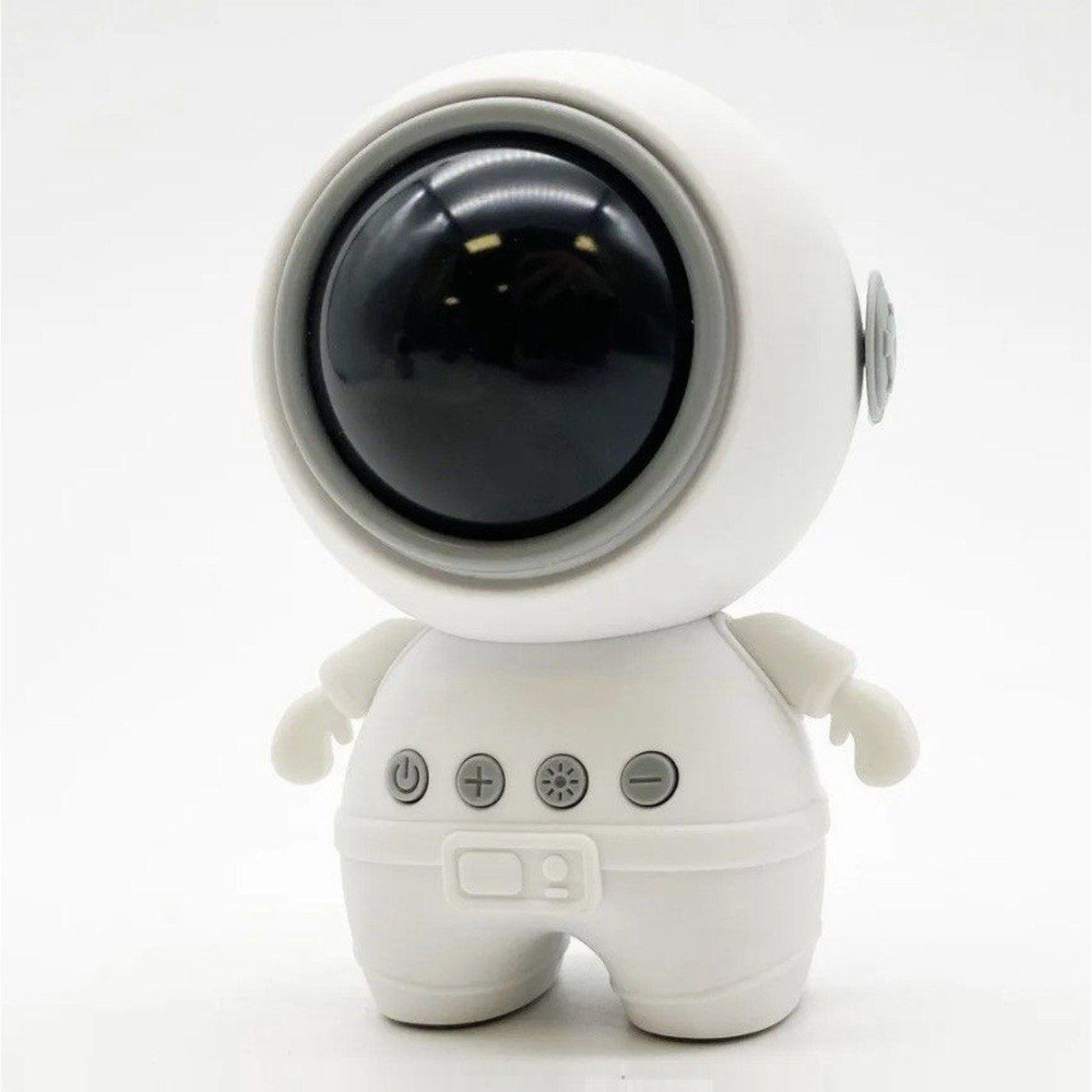 Портптивная беспроводная Bluetooth колонка Астронавт со светоэффектами. Белый.  #1