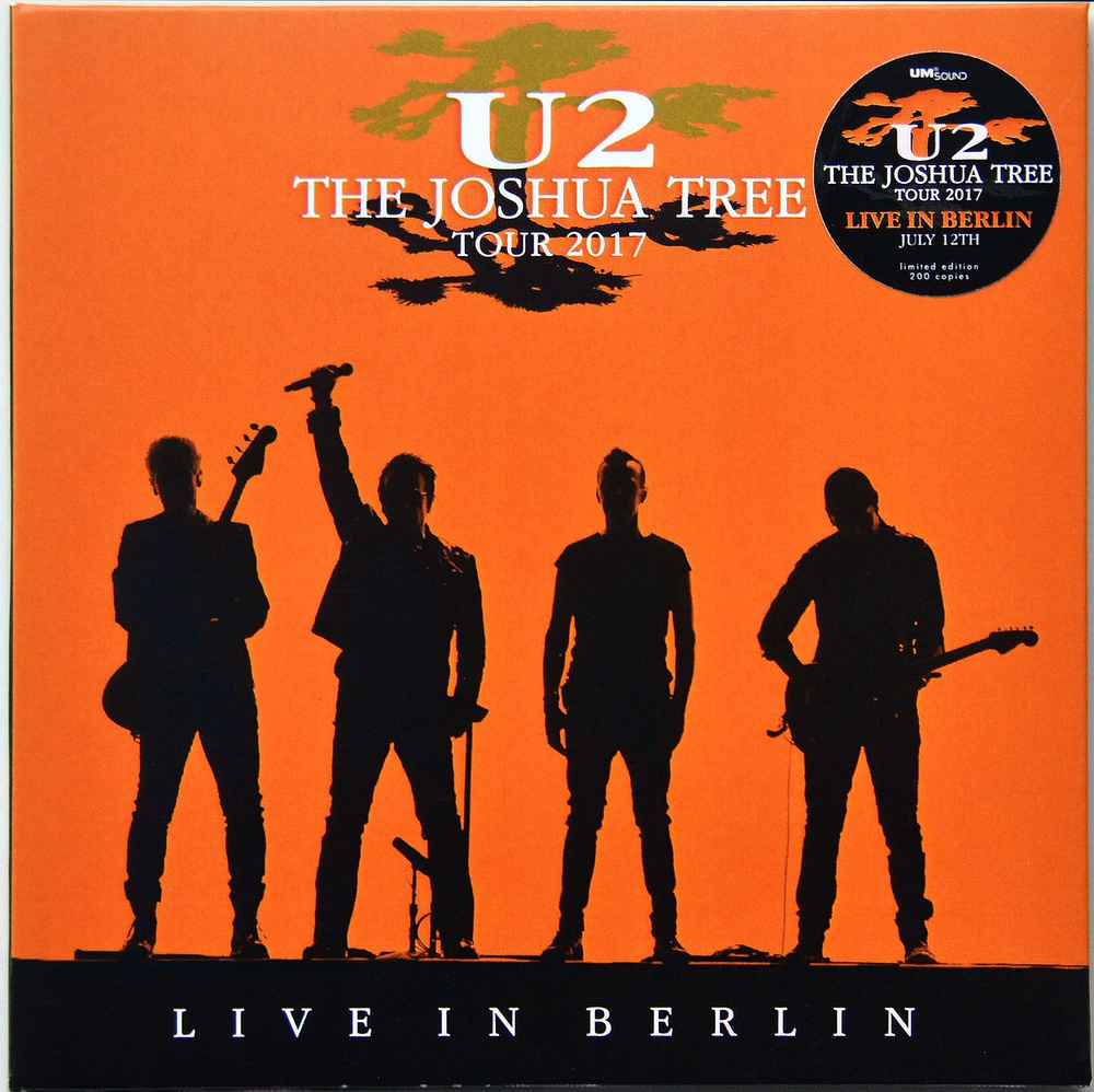 U2 Live in Berlin Germany 2017 Joshua Three Tour 2CD set (компакт диск) #1