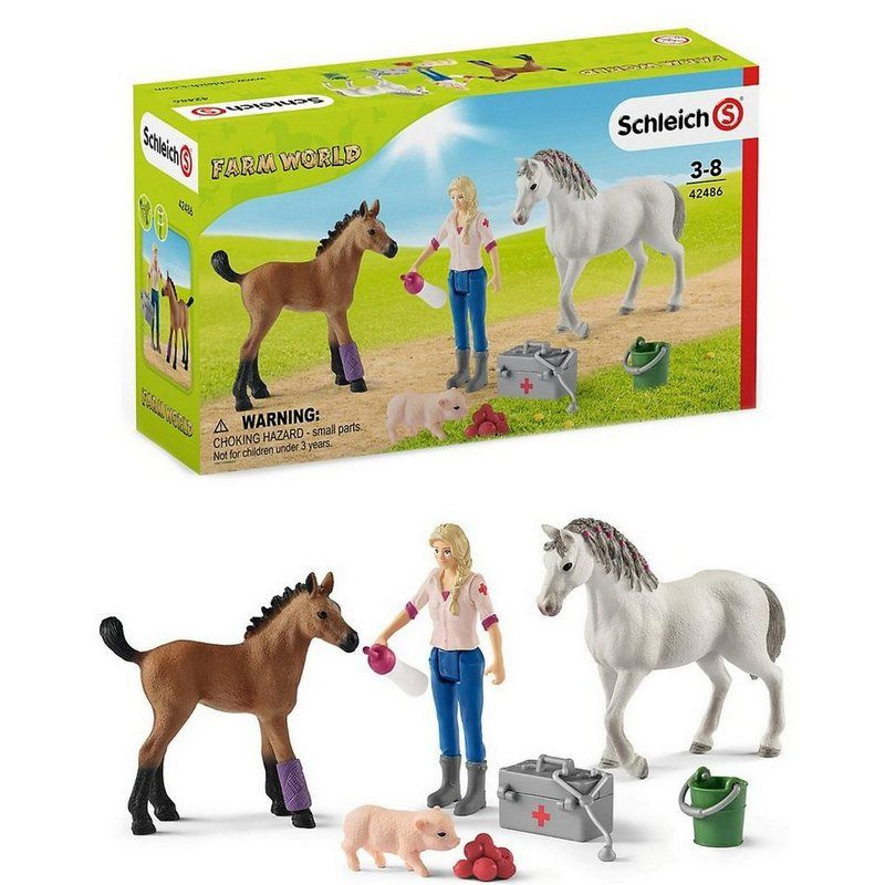 Schleich 42486 Набор фигурок Визит к ветеринару, Farm World #1