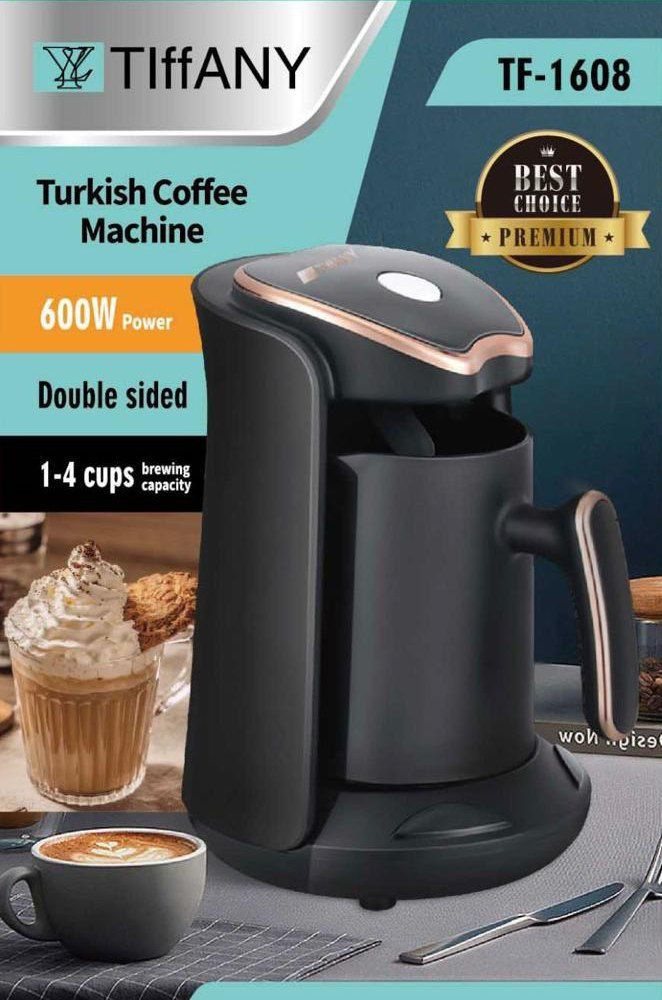 Автоматическая кофемашина TIFFANY TF-1608, черный матовый #1