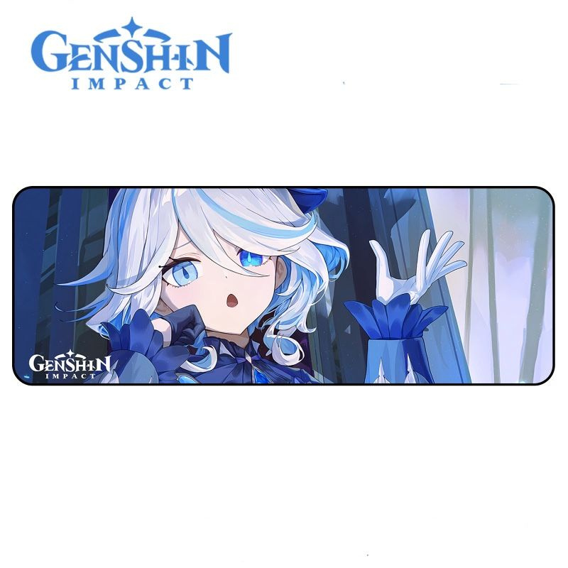 Фурина Genshin Impact (Геншин Импакт) Коврик для мыши компьютерный 30*80 см  #1