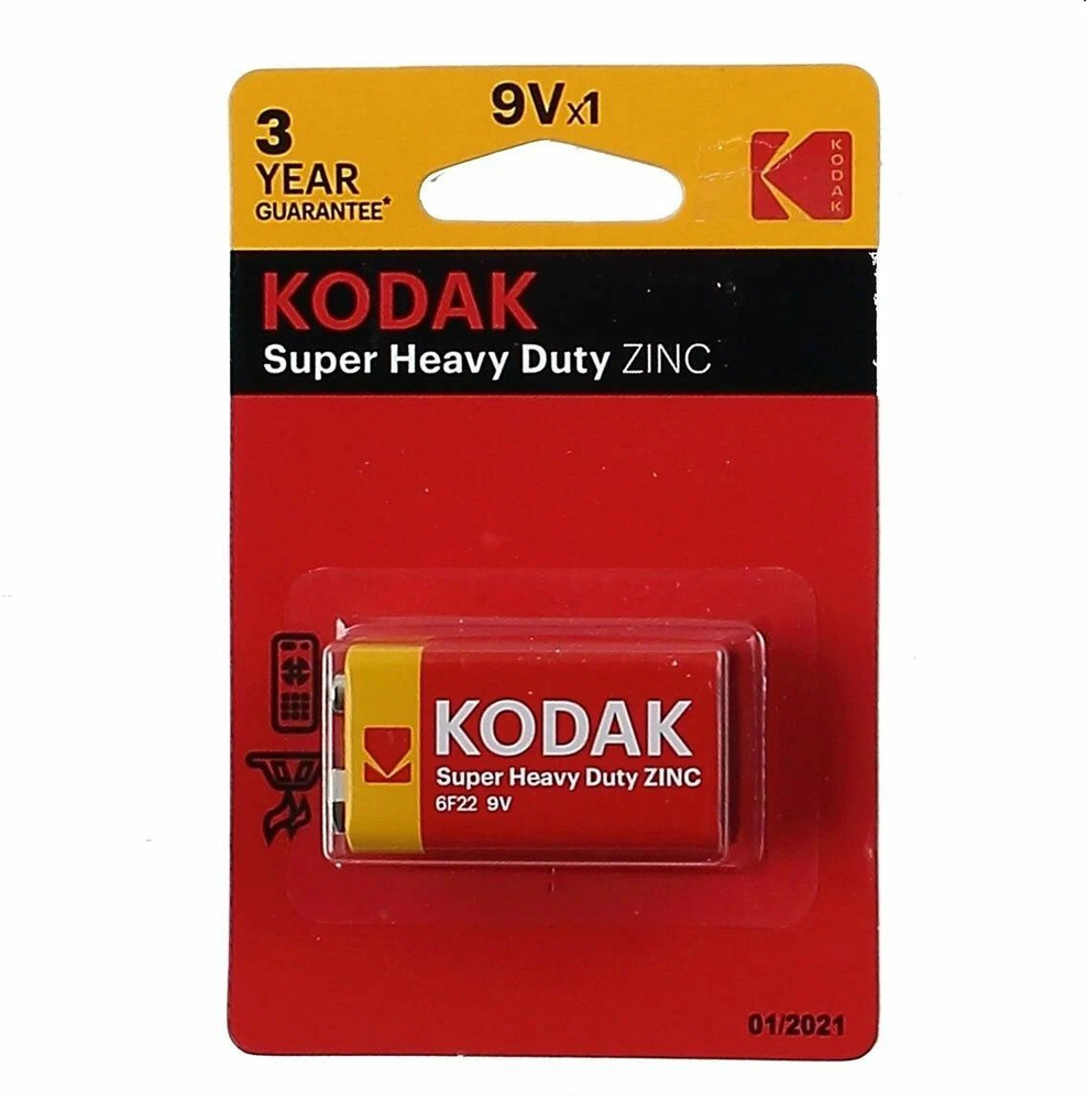 Kodak Батарейка AAA, Солевой тип, 1,2 В, 1 шт #1