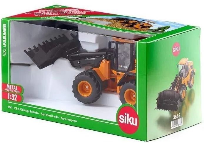 Автопогрузчик Siku 1:32 JCB 435S Agri Wheel Loader 3663 #1