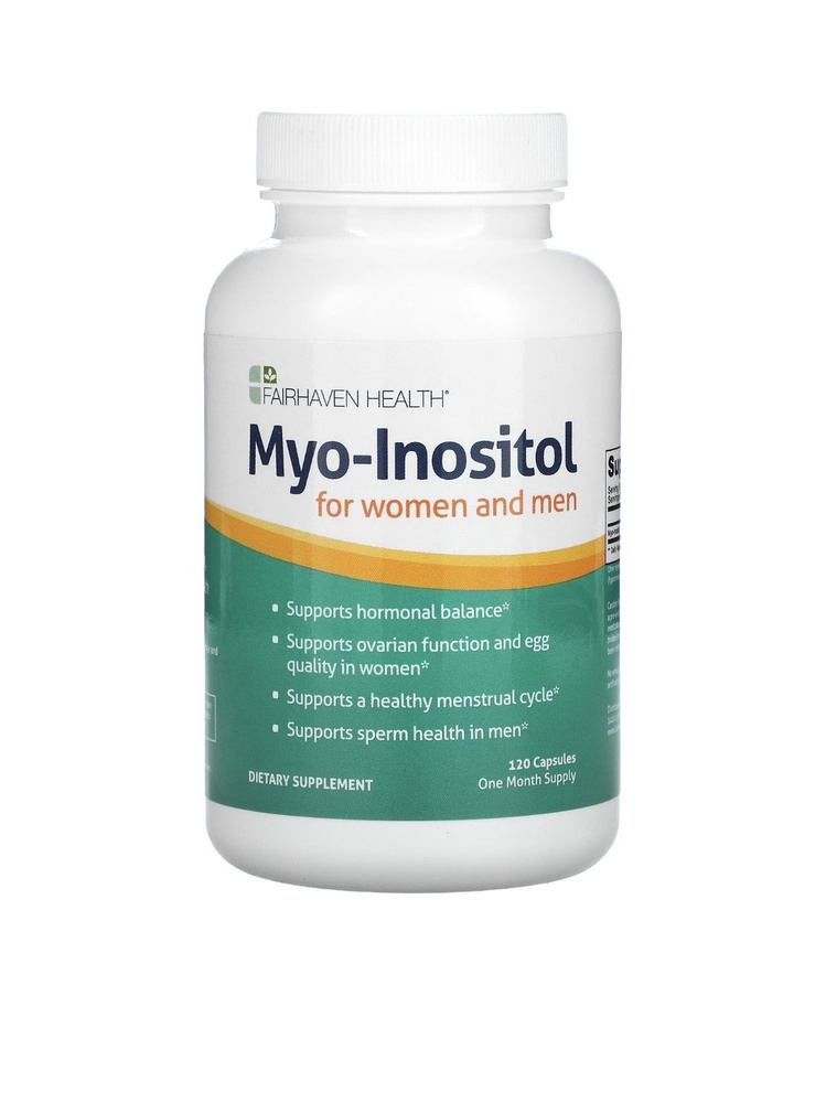 Myo Inositol, Мио Инозитол для женщин и мужчин 120 кап. #1