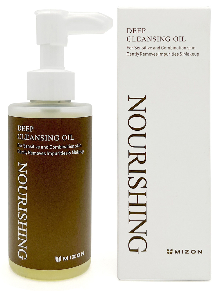 MIZON Масло для лица очищающее питательное с муцином улитки NOURISHING DEEP CLEANSING OIL,150гр  #1