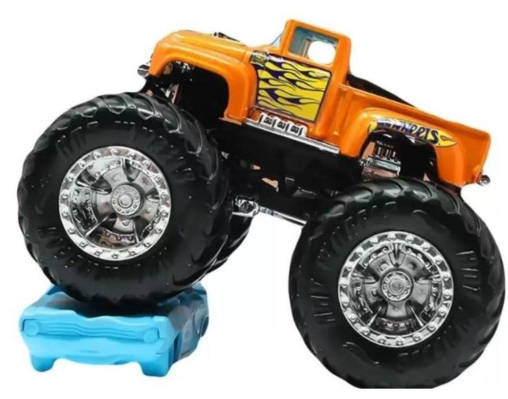 Монстр трак Хот вилс, машинки для мальчиков Mattel, машина Hot Wheels Monster Truck 1:64 FYJ44_HKM33 #1