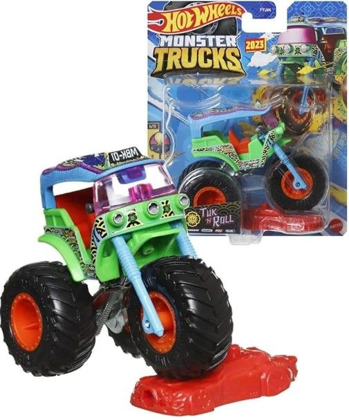 Монстр трак Хот вилс, машинки для мальчиков Mattel, машина Hot Wheels Monster Truck 1:64 FYJ44_HKM38 #1