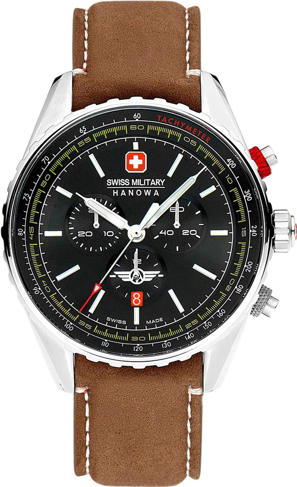 Часы мужские Swiss Military Hanowa Afterburn Chrono SMWGC0000301. Наручные кварцевые часы хронограф для #1