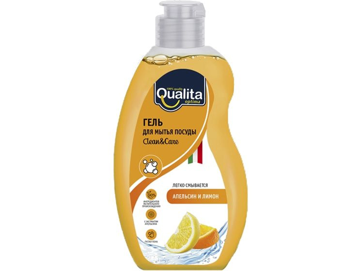 Средство для мытья посуды Qualita Lemon & orange #1