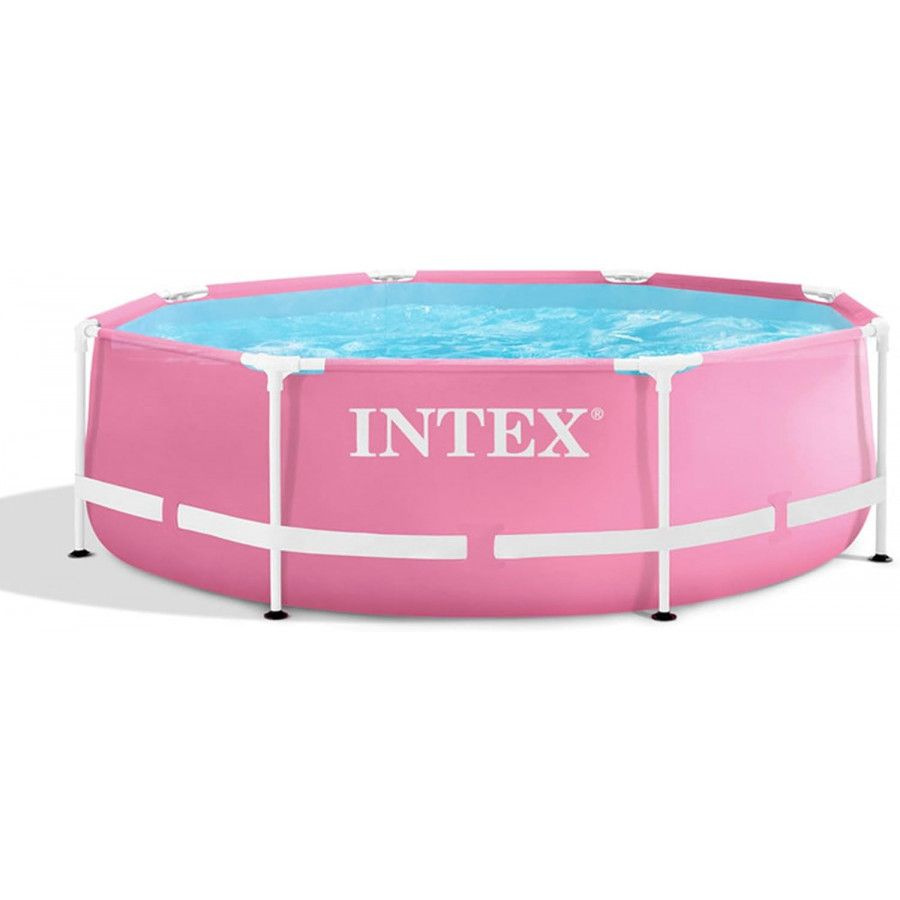 Бассейн каркасный Intex 28290, Pink, Розовый 244*76 см #1