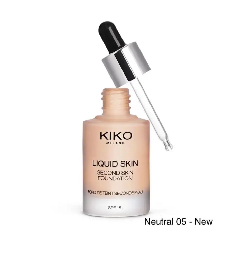 Тональная основа Kiko Milano Liquid skin second skin foundation Neutral05 #1