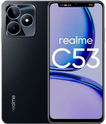 realme Смартфон C53 Ростест (EAC) 6/128 ГБ, черный #1