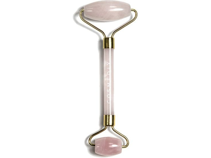 Роликовый массажер для лица из розового кварца COSMEDIX Rose Quartz Crystal Facial Roller  #1