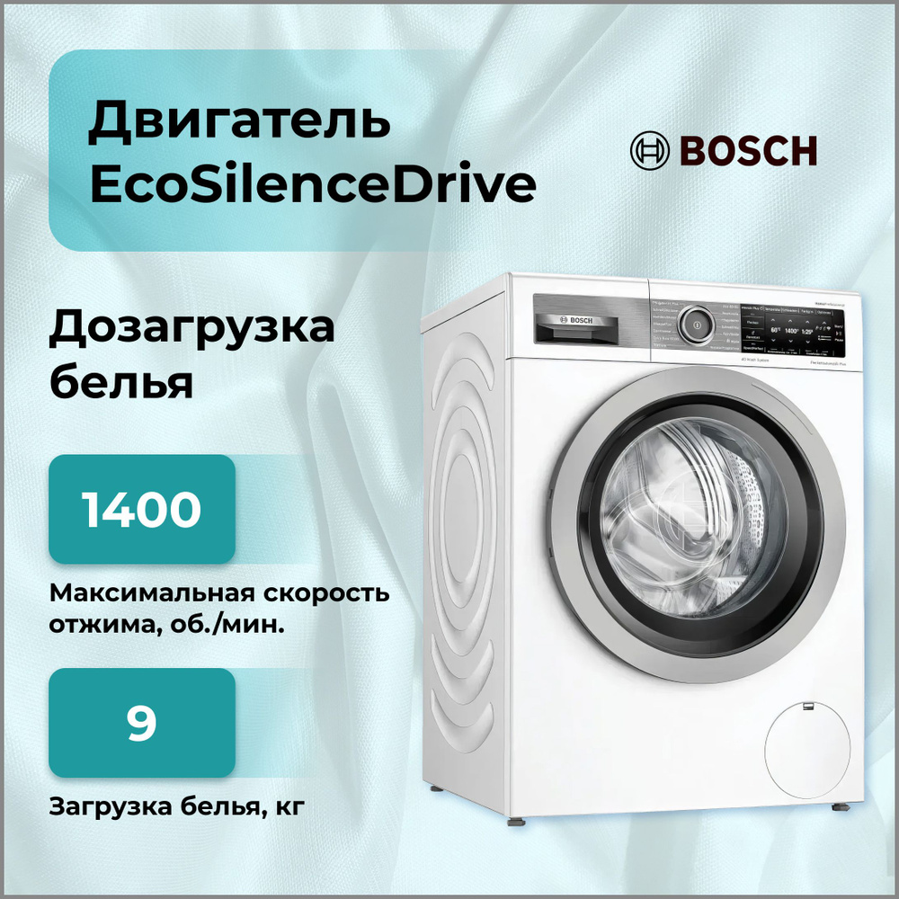 Стиральная машина Bosch WAV28G43, белый - купить по выгодной цене в  интернет-магазине OZON (1323158127)