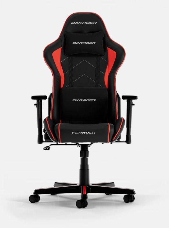 DxRacer Игровое компьютерное кресло, черный, красный #1