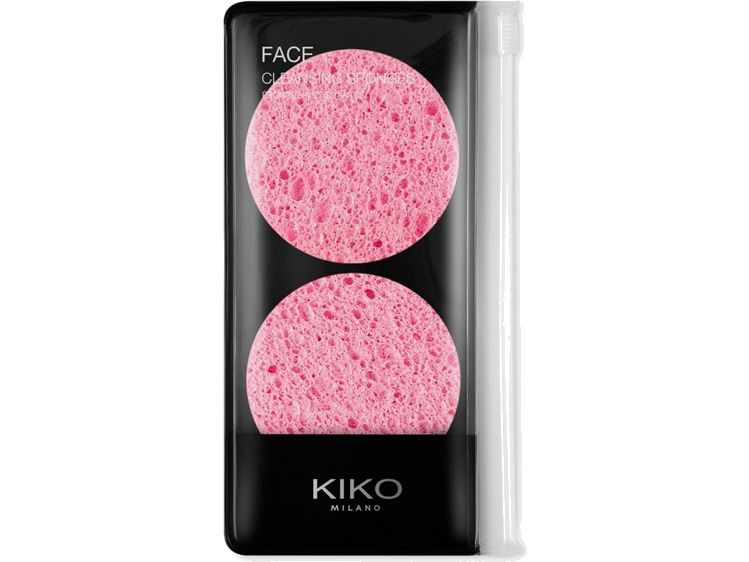 Натуральные целлюлозные спонжи для очищения кожи KIKO MILANO CLEANSING SPONGES  #1