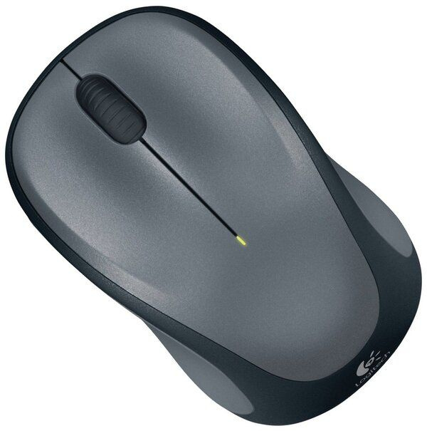 Logitech Мышь беспроводная M235, grey, темно-серый #1