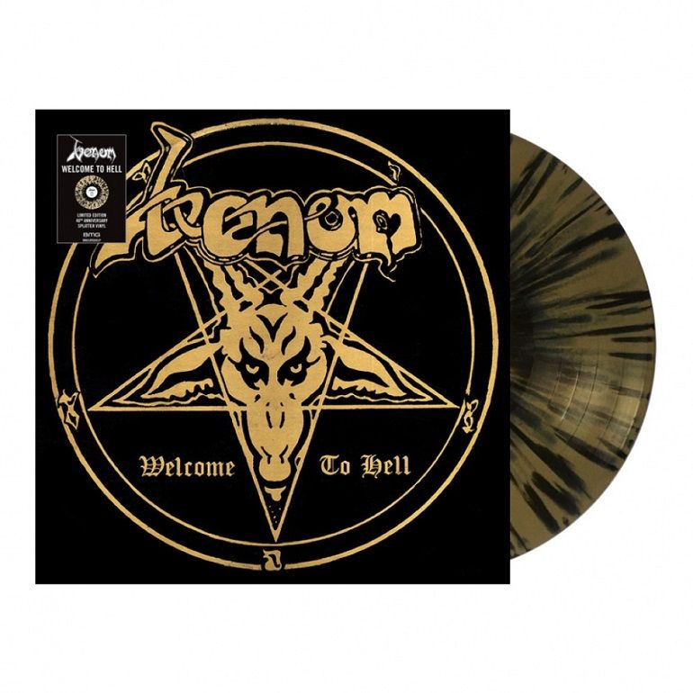 Venom. Welcome To Hell (LP Limited 40th Anniversary Edition on Gold with Black Splatter/Виниловая пластинка) #1