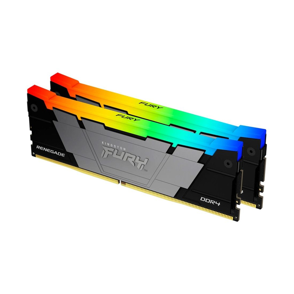 Kingston Оперативная память Комплект модулей памяти FURY Renegade RGB KF436C16RB12AK2/32 DDR4 32GB (Kit #1