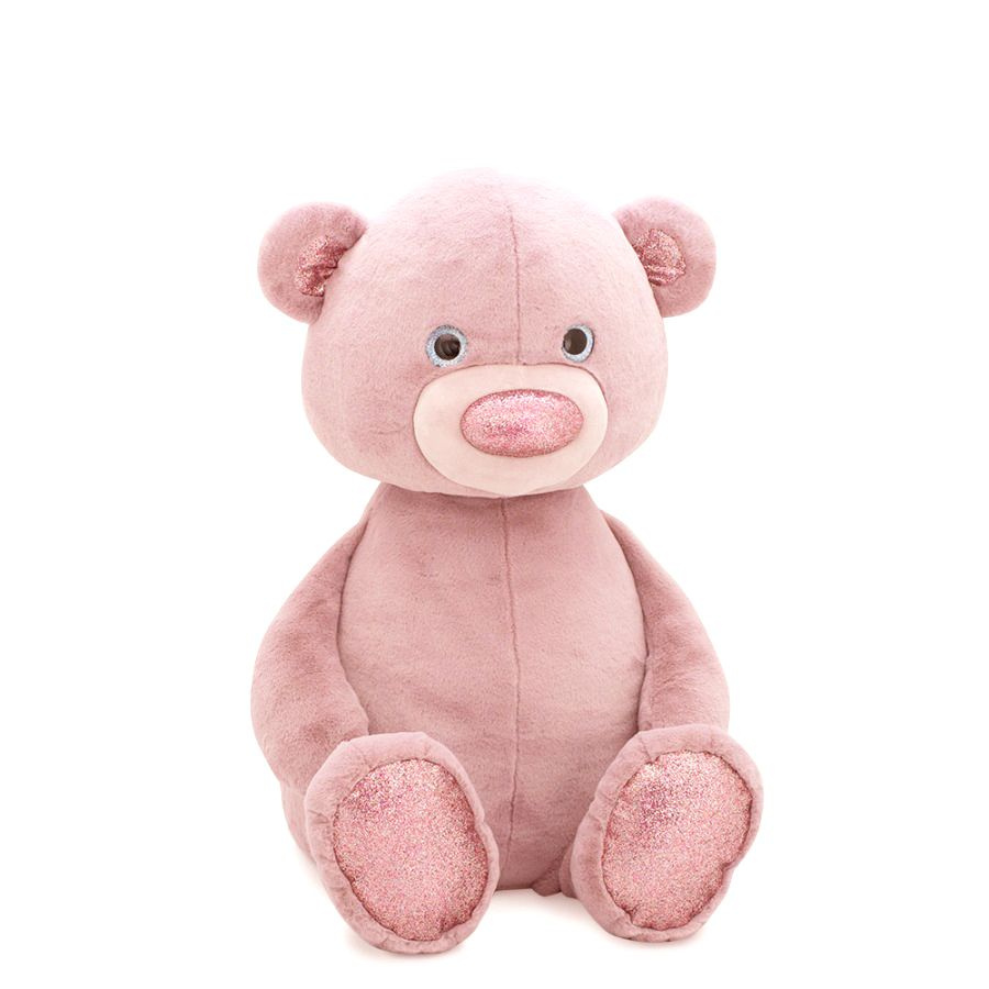 Мягкая игрушка Orange Toys Пушистик Медвежонок розовый, 35 см  #1
