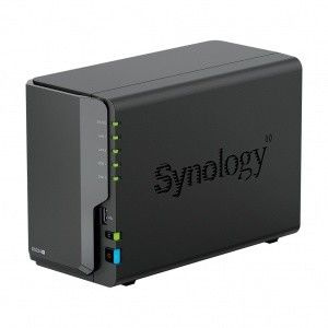 Сетевое хранилище Synology DS224+ DC 2,0GhzCPU/2GB(upto6)/RAID0,1/up to 2HDDs SATA(3,5' 2,5')/2xUSB3 #1