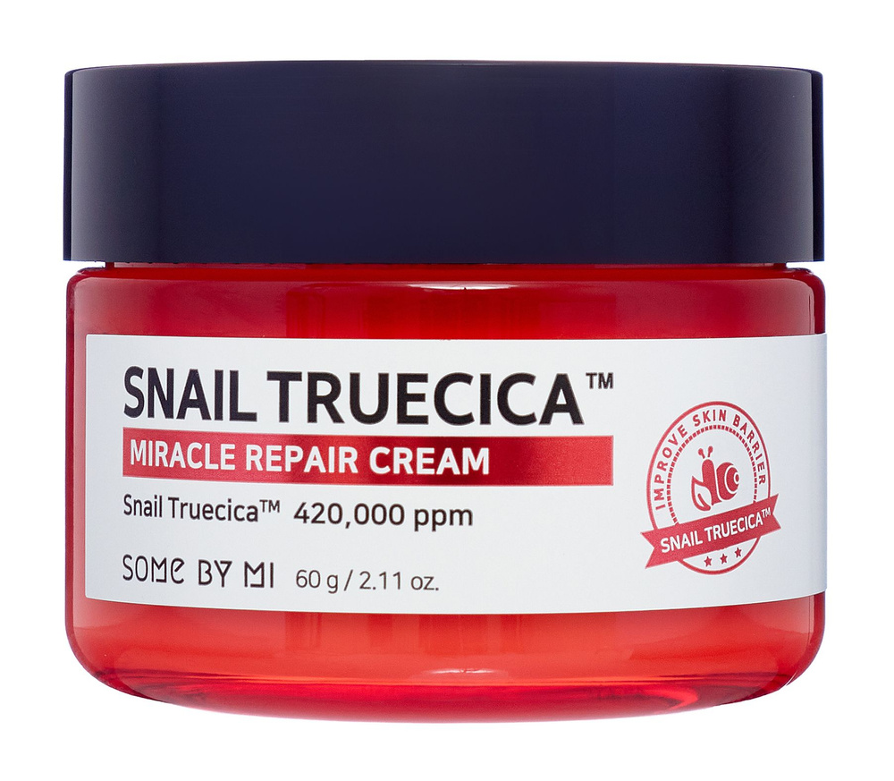 Восстанавливающий крем для лица с муцином черной улитки / Some by Mi Snail Truecica Miracle Repair Cream #1