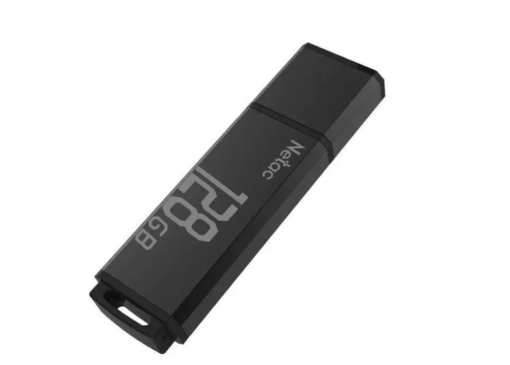 Флешка USB NETAC U351 128ГБ, USB3.0, серый nt03u351n-128g-30bk #1